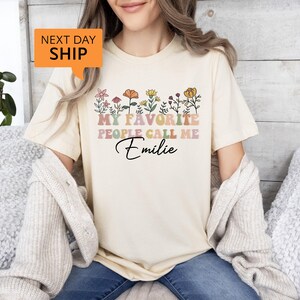 My Favorite People Call Me Grandma Shirt, Custom Grandma Tshirt, Personalized Grandma Shirt, Grandma Announcement, Gifts For Grandma Gift