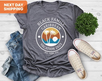 Custom Family Vacation Shirt, Personalized Summer Trip