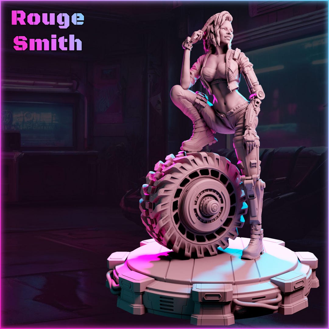 Ladies of the 2133 - Rouge Smith - 32/75mm Miniature - Etsy