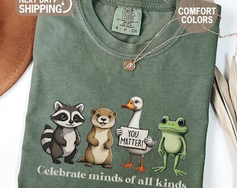 Celebrate Minds of All Kinds, SPED Teacher Shirt,Back To School Shirt,Empathy Kindness Equality,Neurodiversity Tee, Inclusion Advocate shirt