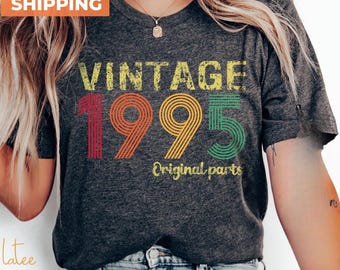 31th Birthday T-Shirt, Retro 1995, Original Parts