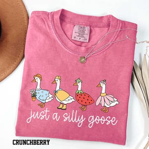 Comfort Colors Silly Goose T-Shirt, Funny Graphic Tee image 5