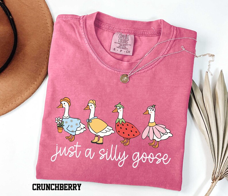 Comfort Colors Silly Goose T-Shirt, Funny Graphic Tee image 5