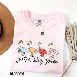 Comfort Colors Silly Goose T-Shirt, Funny Graphic Tee image 3