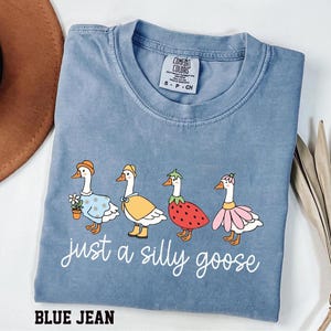 Comfort Colors Silly Goose T-Shirt, Funny Graphic Tee image 4