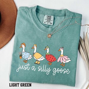 Comfort Colors Silly Goose T-Shirt, Funny Graphic Tee image 6