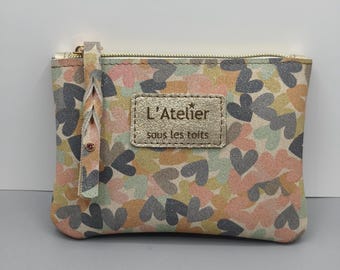 Pochette en cuir - petit format