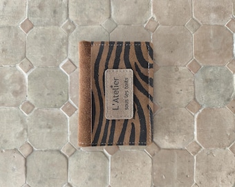Porte carte en cuir