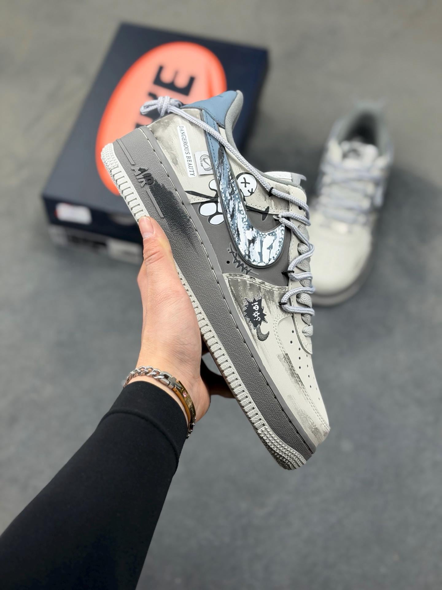 leather nike swoosh for sale