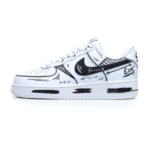 air force 1 white with writing