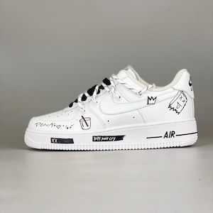 nike air force 1 doodle swoosh