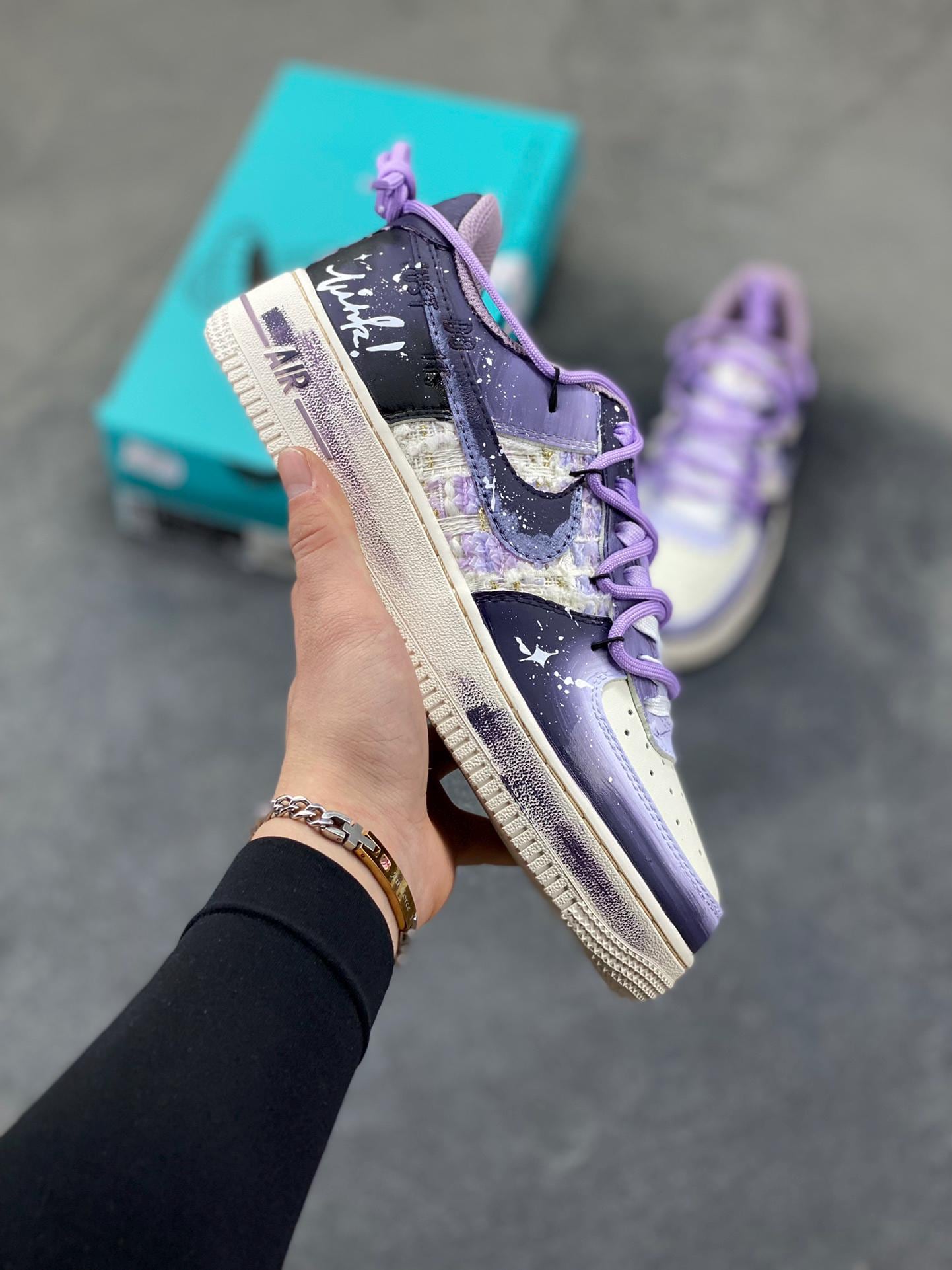 leather nike swoosh for sale