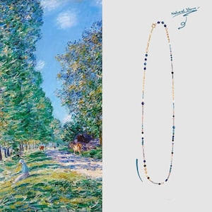 COLLIER en pierre semi-précieuse、BIJOUX ヒッピー、コリエ ヒッピー、ビジュー、ヒッピー、ビジュー ボエーム