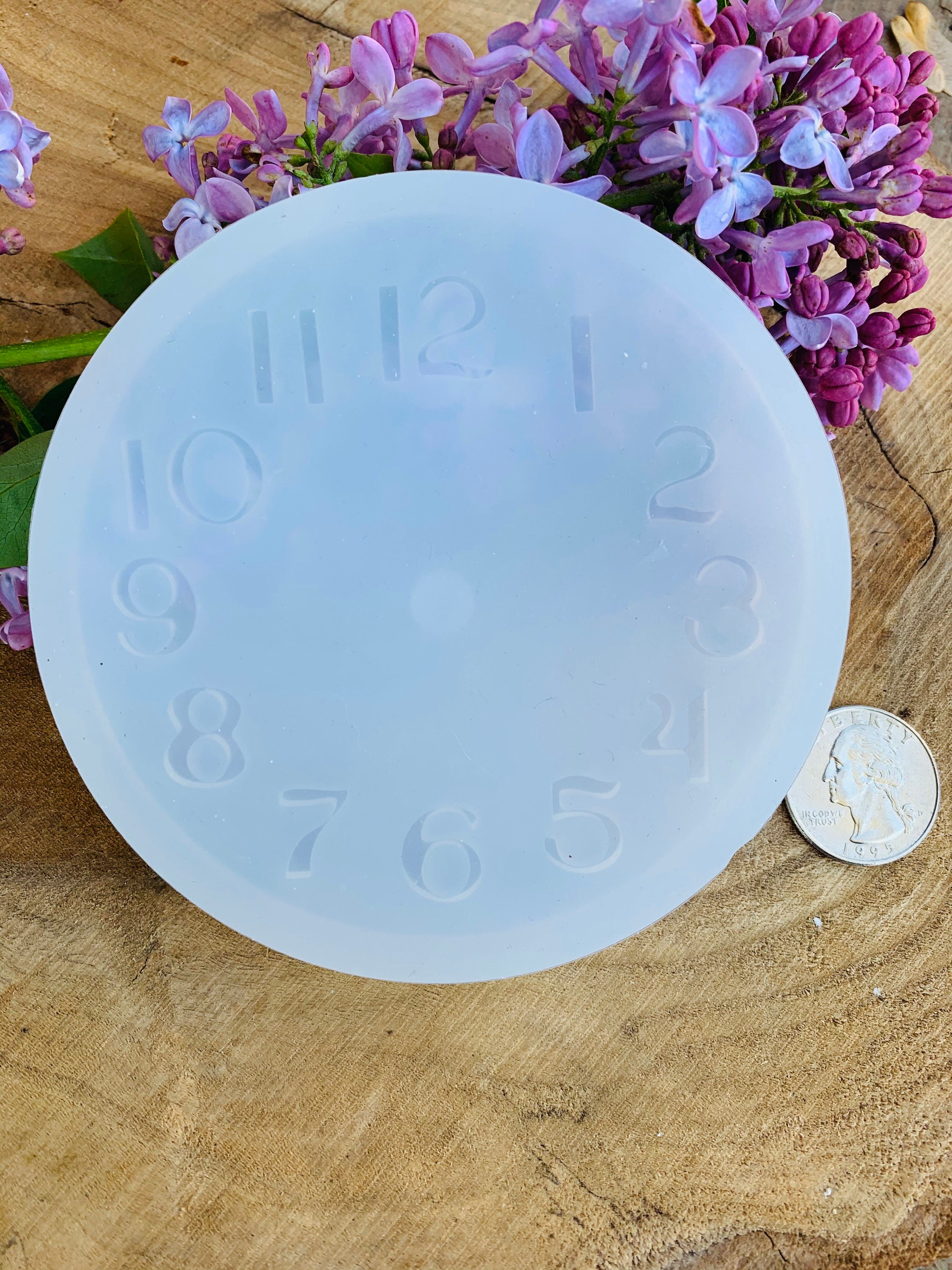 Clock mold for resin silicone mold for diy crafts UV resin Etsy