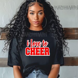 Cheerleader Graphic Tee, Cheerleading Shirt, Cheer Camp Clothing, Cheer Mom Gift, Cheerleader Squad Tee