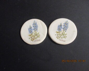 Set of 2 Stoneware Coasters