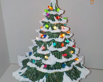 Made to order New Vintage Large 18 inch Ceramic Christmas Tree Custom Orders Only