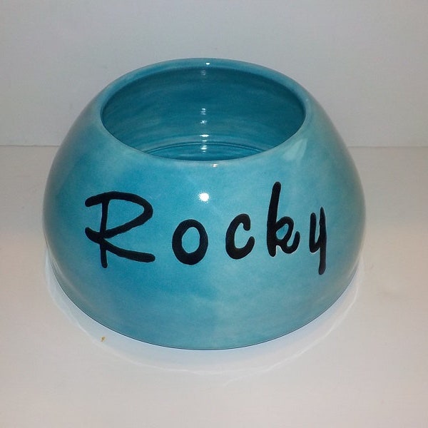 Personalized Long Eared Dog Bowl Made to Order