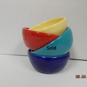 Colorful Stoneware Bowls image 1