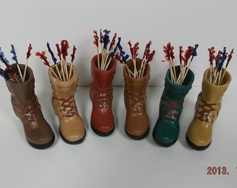 Ceramic Boot Toothpick holder