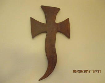 Large Ceramic Cross - Sandstone Finish