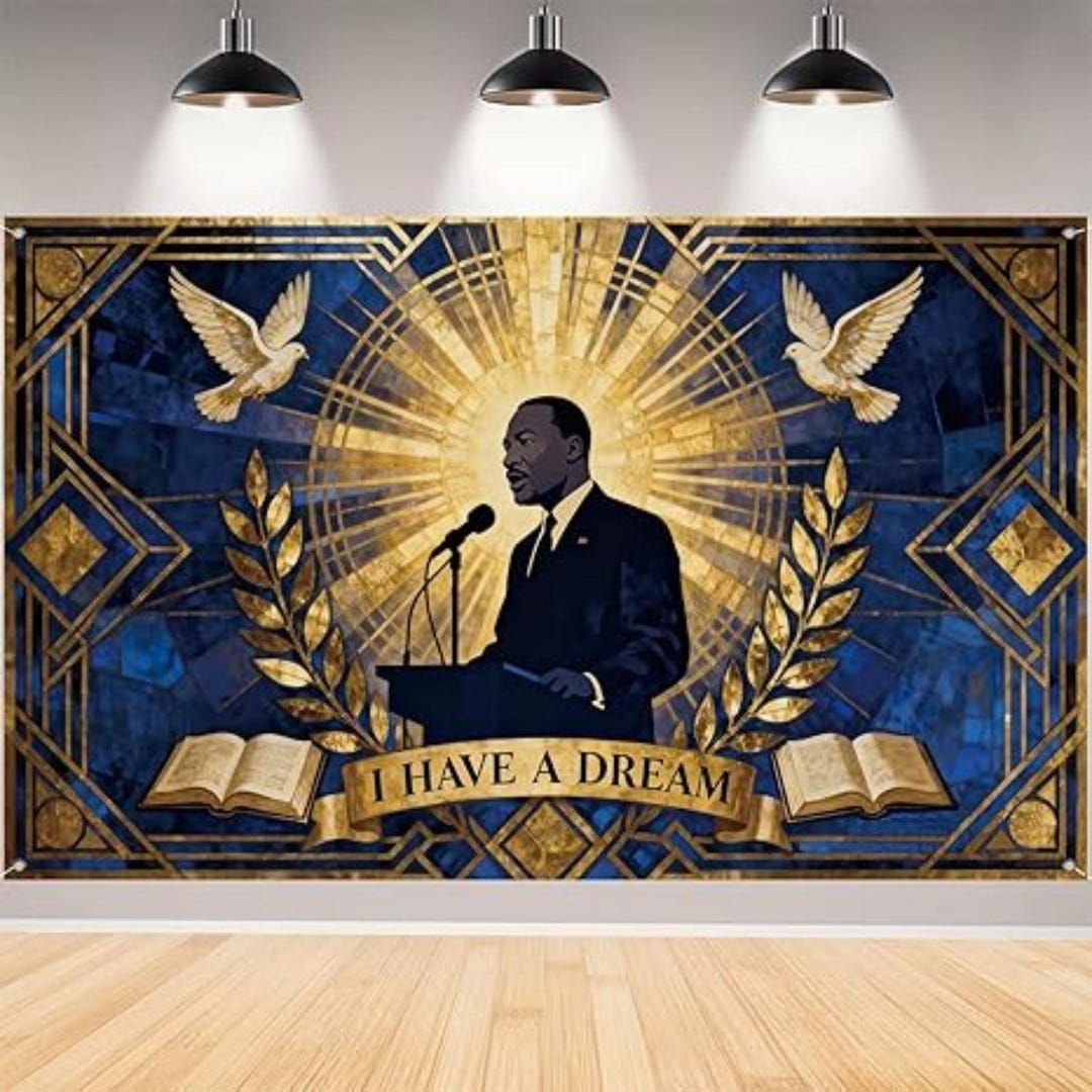 Mlk Backdrop MLK Day Banner Backdrop I Have A Dream Quote 71x43 Inches Home ...