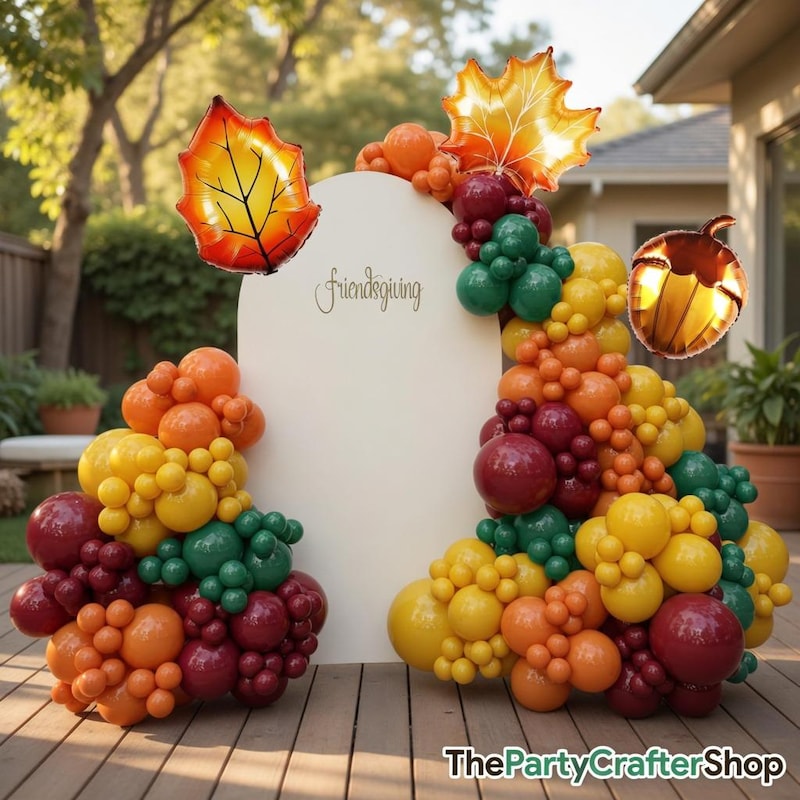 Fall Colors Balloons Arch - Etsy
