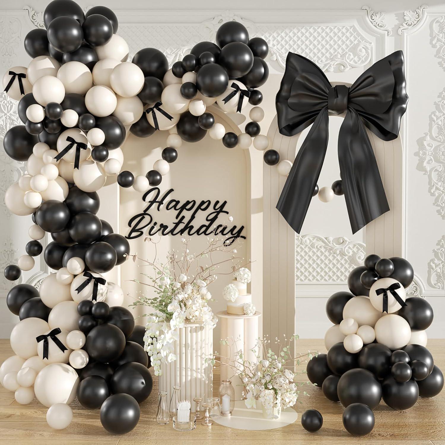 158pcs Black & White Balloon Garland Kit 158pcs Black & White Balloon Garland Kit