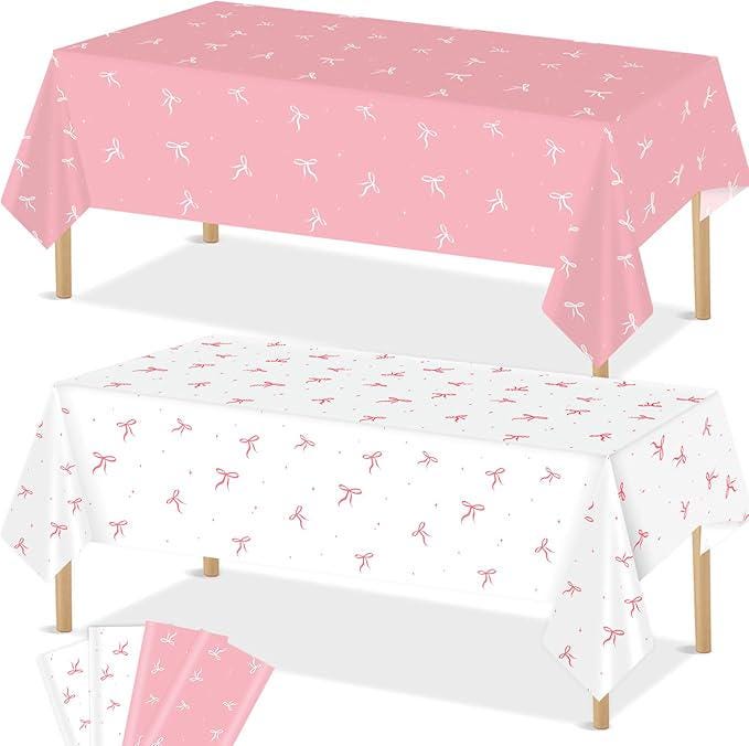 Pink Paper Table Cloths