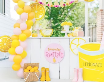 127Pcs Pastel Yellow Balloon Garland Kit for Baby Shower Lemonade Party Decor