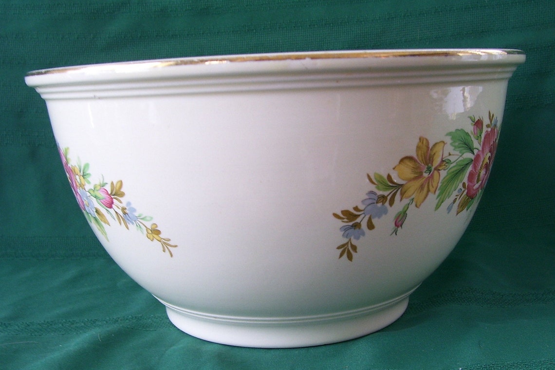 Homer Laughlin Kitchen Kraft Oven Serve Bowl Colorful Etsy