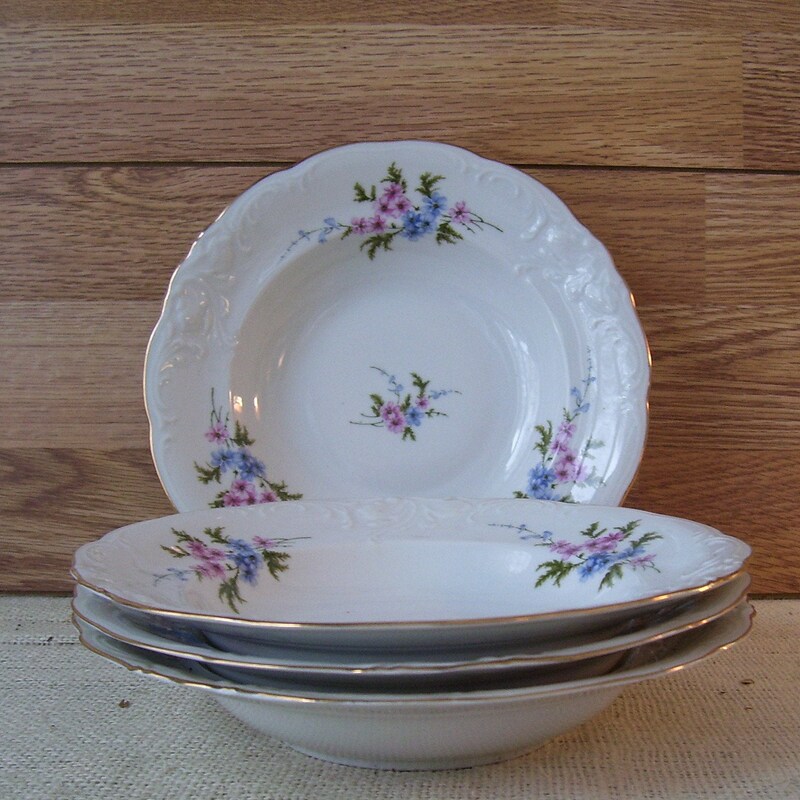 Ancien service de table 1900 faience Salins R&A