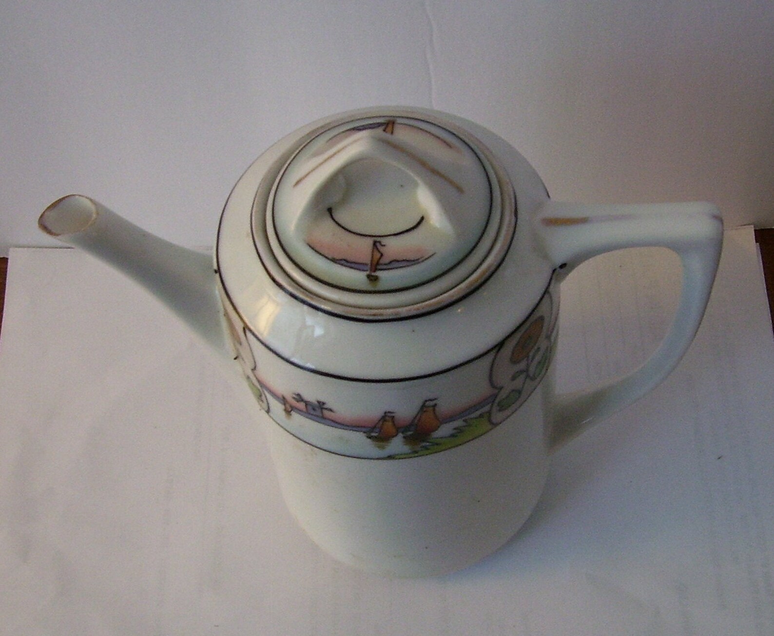Hand Painted Nippon Ceramic Tea Pot TN Nippon Small Teapot Etsy