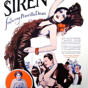 Columbia Pictures Presents  The Siren and After The Storm - Original Posters 1928-1929 - The Perfect Thirty - Movies - Movie Stars
