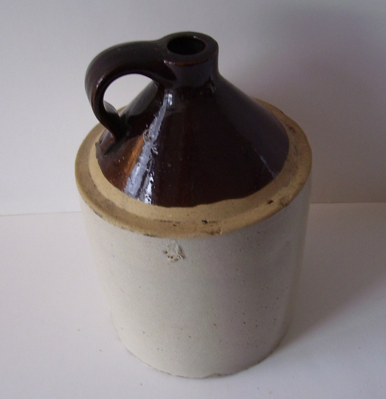 Antique Stoneware Pottery Jug Milk Jug Farm House Milk Jug Etsy