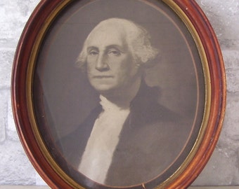George Washington President Black and White Photo/ Artist/