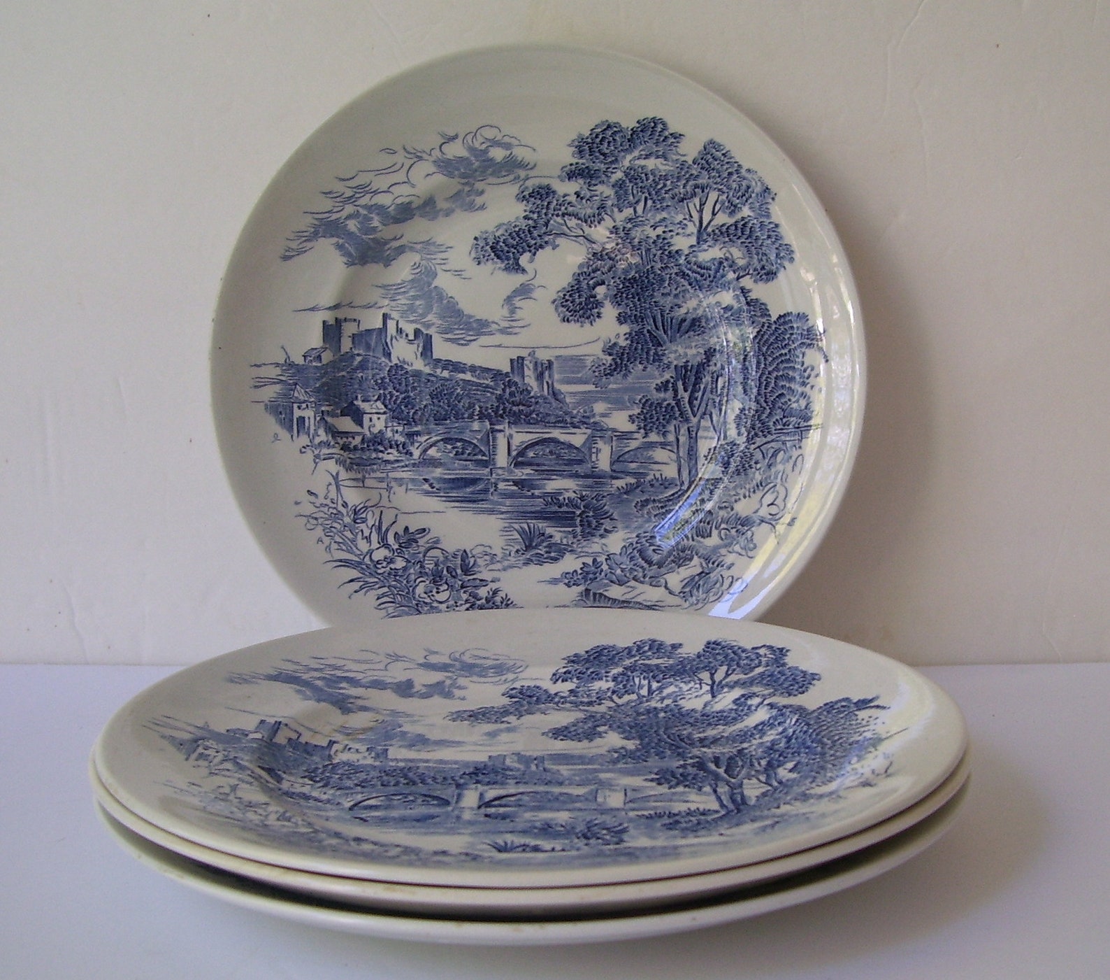 4 Wedgwood Countryside 10 in Dinner Plates Enoch Wedgwood & Etsy