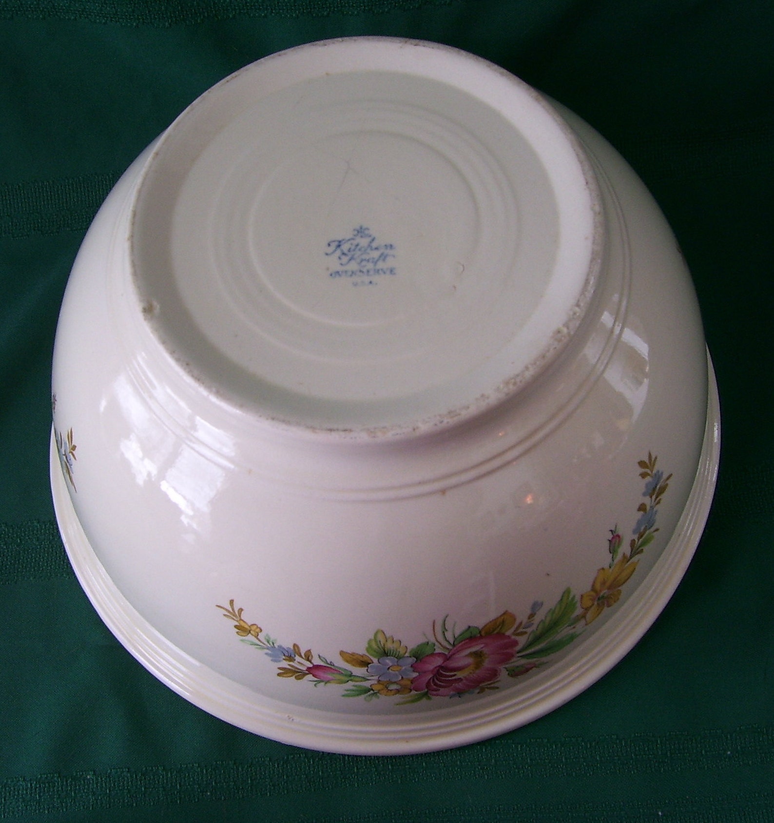 Homer Laughlin Kitchen Kraft Oven Serve Bowl Colorful Etsy