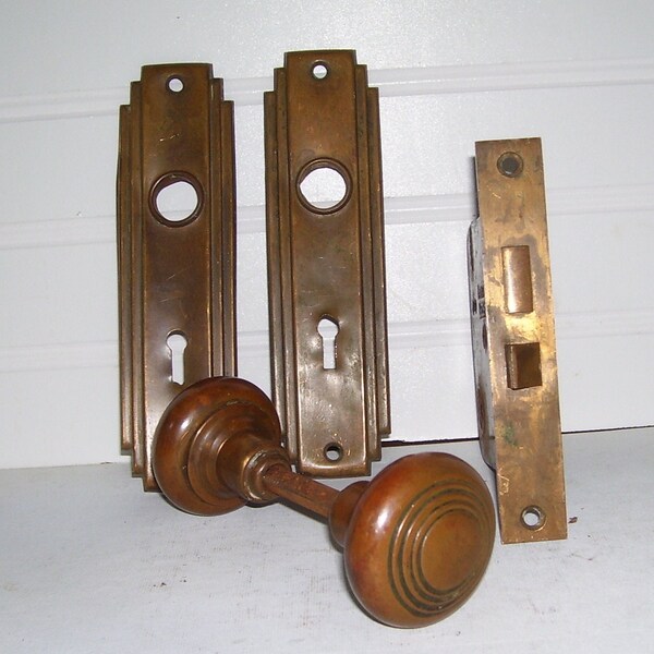 Antique Door Knobs and Plates Etsy