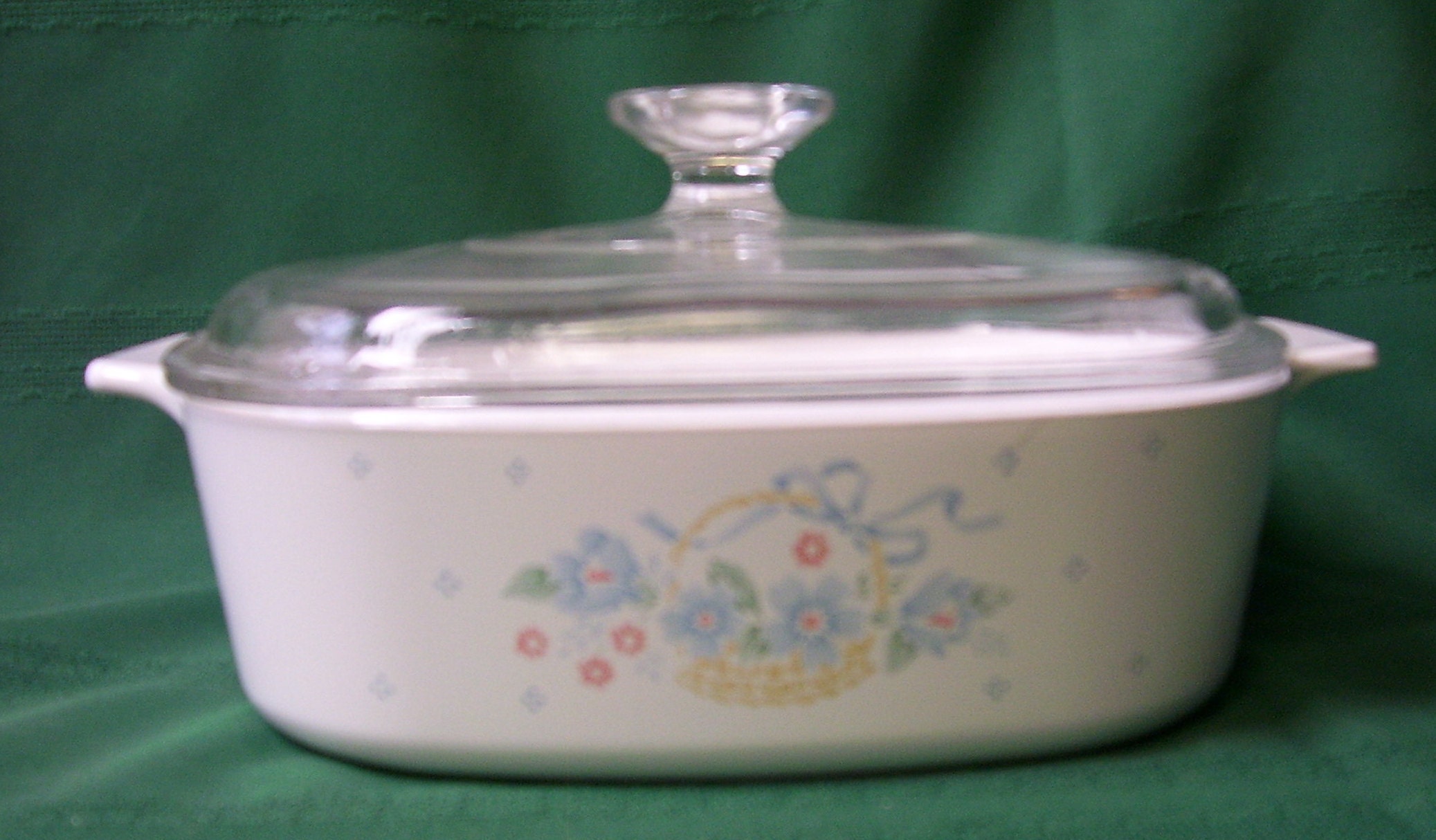 Corning Ware Country Basket Casserole With Lid A2B 2 Litter Etsy
