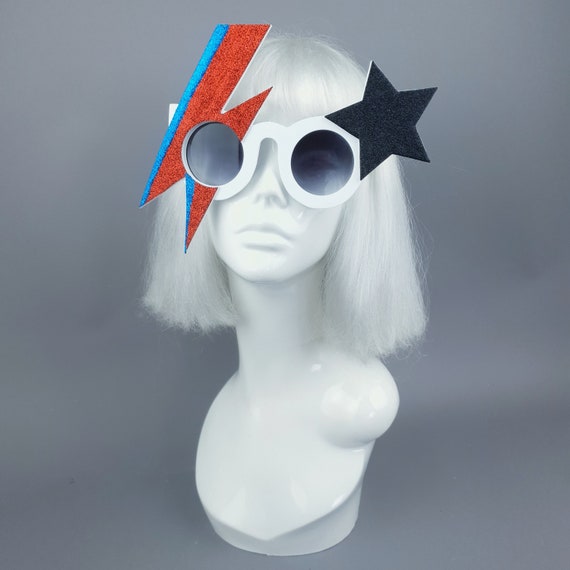Sunglasses with lightning bolt on side sale