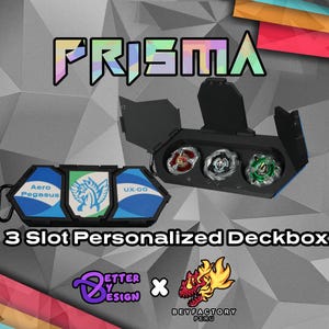 Beyblade X Deckbox &quot;Prisma&quot; MAG UPDATE 6.30.2025