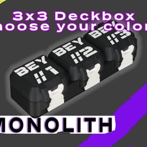 Beyblade X Deckbox &quot;Monolith&quot;