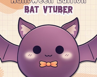 Halloween Bat Vtuber Model | Fully Rigged, Ready to Use