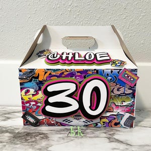 90 年代テーマのパーティー ギフト ボックス | 90 年代テーマのパーティー ギフト | 90 年代テーマの誕生日パーティー | 90 年代テーマのギフト ボックス | 90 年代テーマのギフト