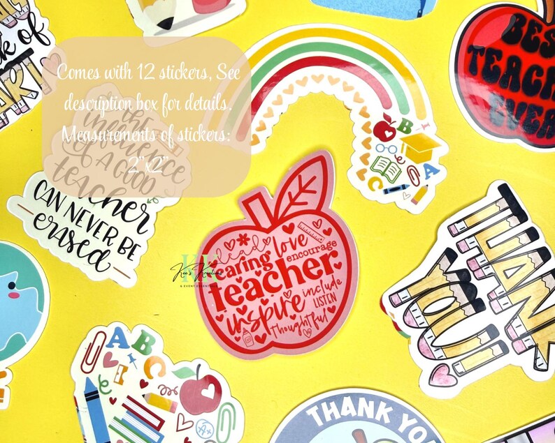Teacher Appreciation Week Stickers – Teacher Theme Stickers | Teachers ...