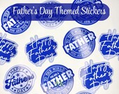 Father’s Day Stickers – Dad Theme Stickers | Father’s Day Party | Father’s Day Gifts, Father’s Day Party Favors and Father’s Day Planner