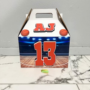 Basketball Party Favor Boxes | Basketball Theme Party Favors | Basketball Birthday Party | Basketball Favor Boxes | Basketball Theme Favors
