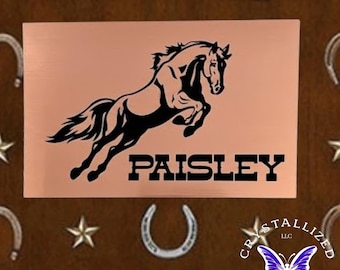 Letrero personalizado grabado con láser - Placa de acrílico bicolor personalizada - Decoración de pared con imagen y texto personalizados