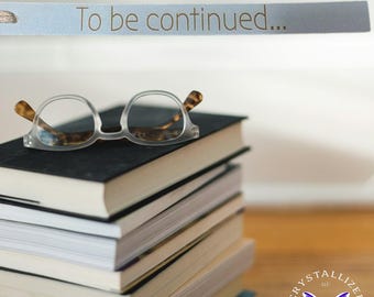 Marcapáginas de cuero fino personalizado / Marcapáginas minimalista personalizado grabado con láser con cordón